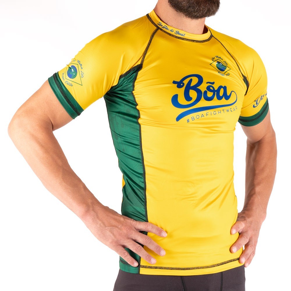 Rashguard de Grappling No Gi - Jiu-Jitsu Do Brasil
