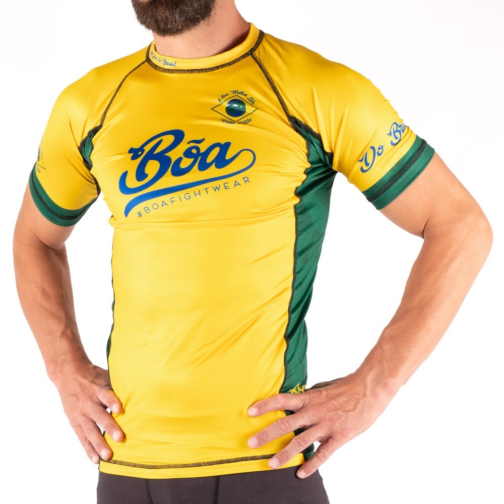 Rashguard de Grappling No Gi - Jiu-Jitsu Do Brasil