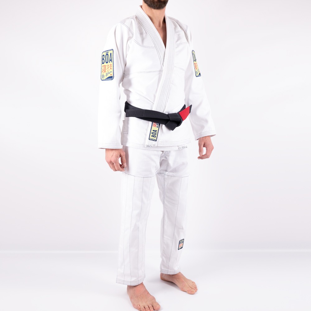 kimono de jiu-jítsu para homem - Ne-Waza Branco