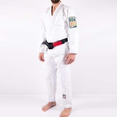 Kimono Jujitsu für Herren - Ne-Waza Weiss Boa