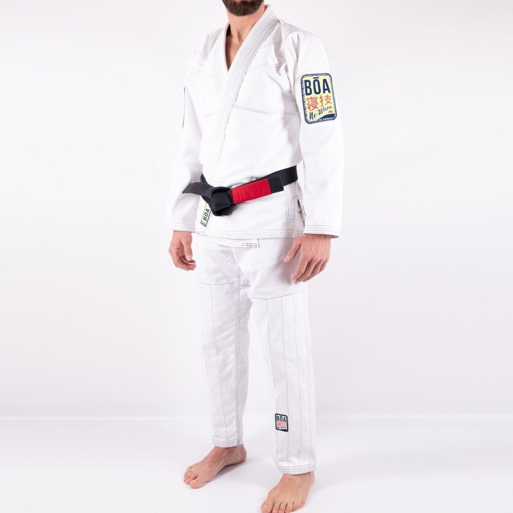 Jujitsu kimono for men - Ne-Waza White Boa