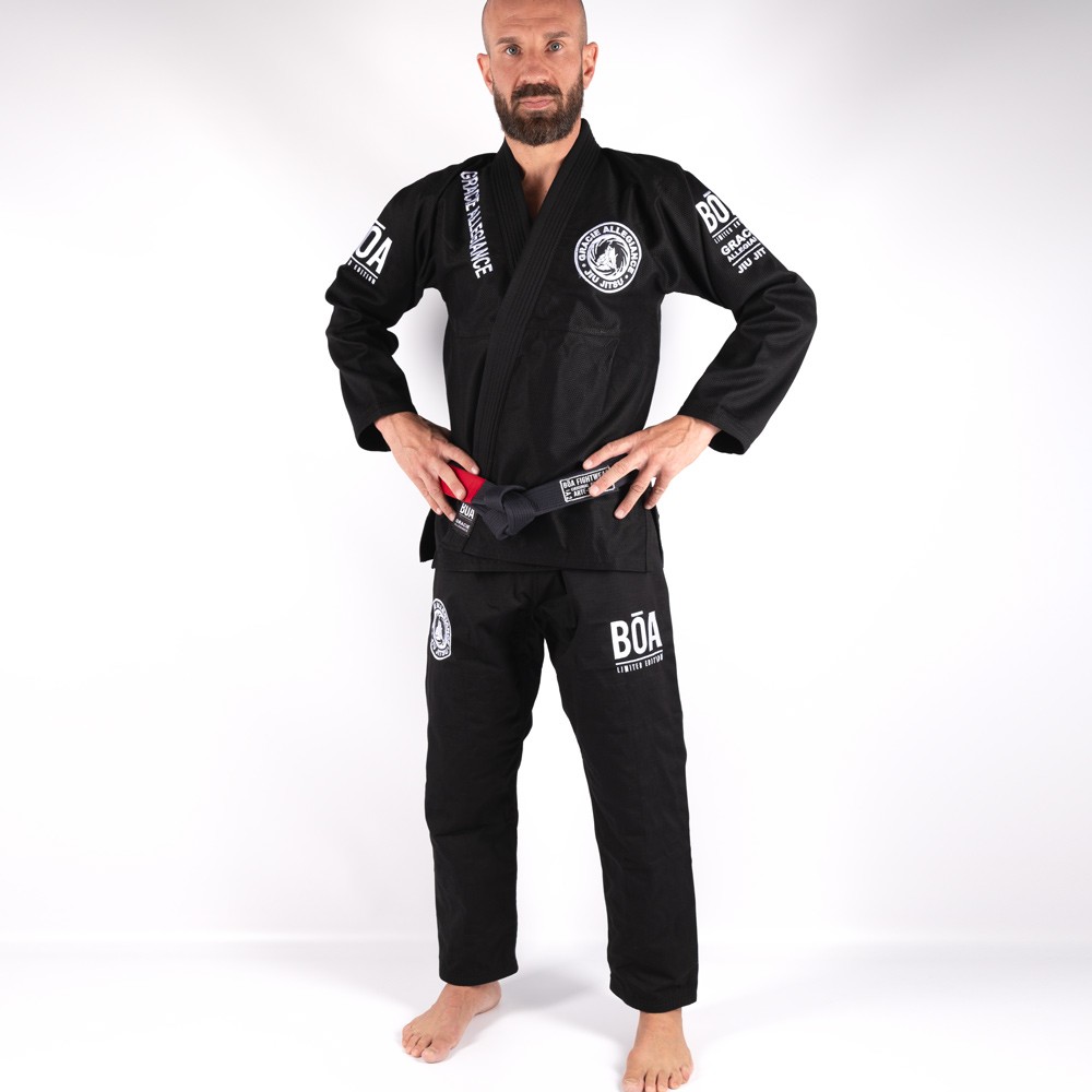 Gracie Allegiance BJJ e vestito da Grappling