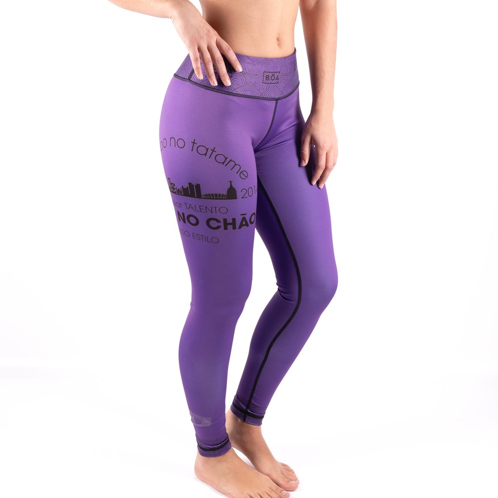 Leggings de Jiu-Jitsu Feminino - Jogo no Chão Leggings de Jiu-Jitsu Feminino - Jogo no Chão