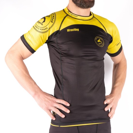 Rashguard para lucha color de grado - Olímpica