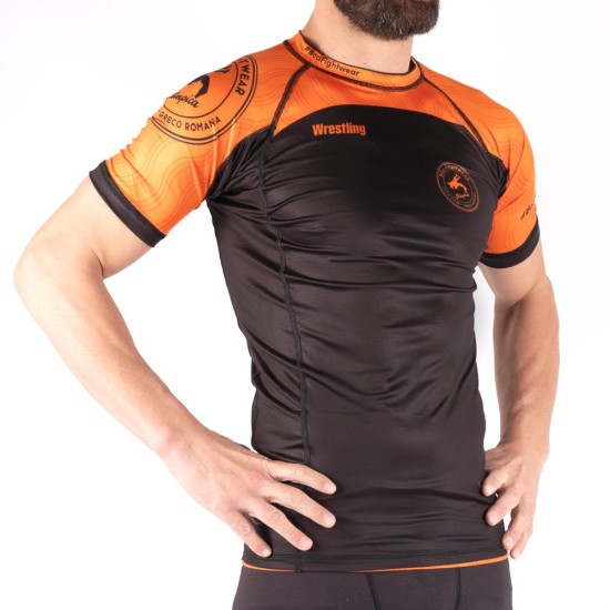 Rashguard para lucha color de grado - Olímpica