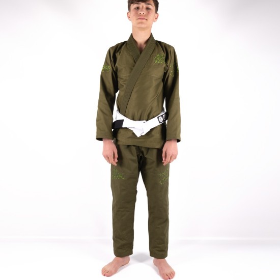 Kimono de Jiu-Jitsu Brasileño para Niños - Jogo No Chão