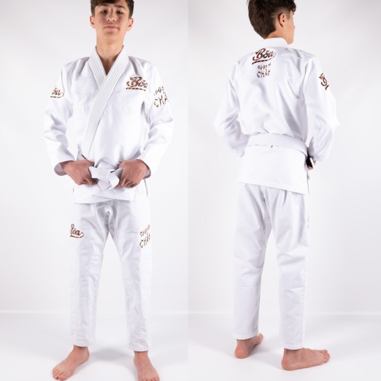 Kimono de Jiu-Jitsu Brasileño para Niños - Jogo No Chão