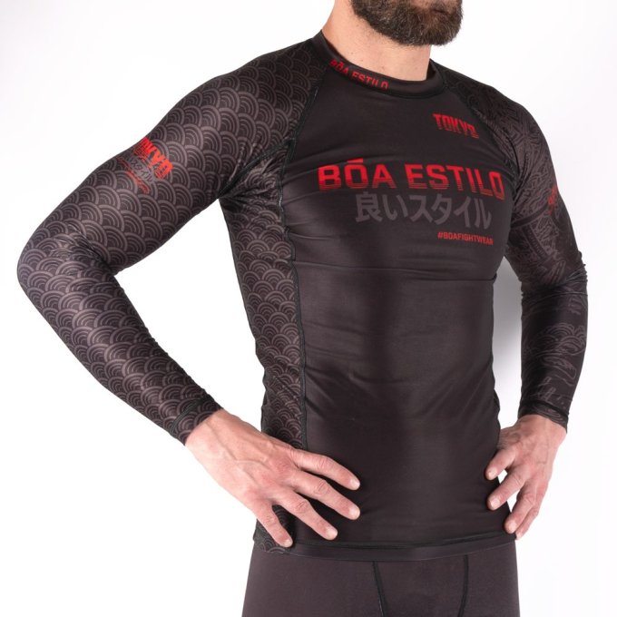 Rashguard di Grappling Jiu-jitsu - Tokyo