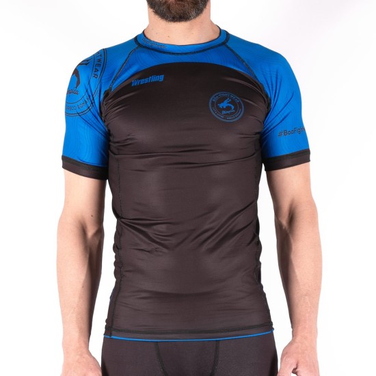 Rashguard para lucha color de grado - Olímpica