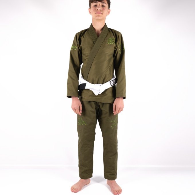 Kimono de Jiu-Jitsu Brasileño para Niños - Jogo No Chão