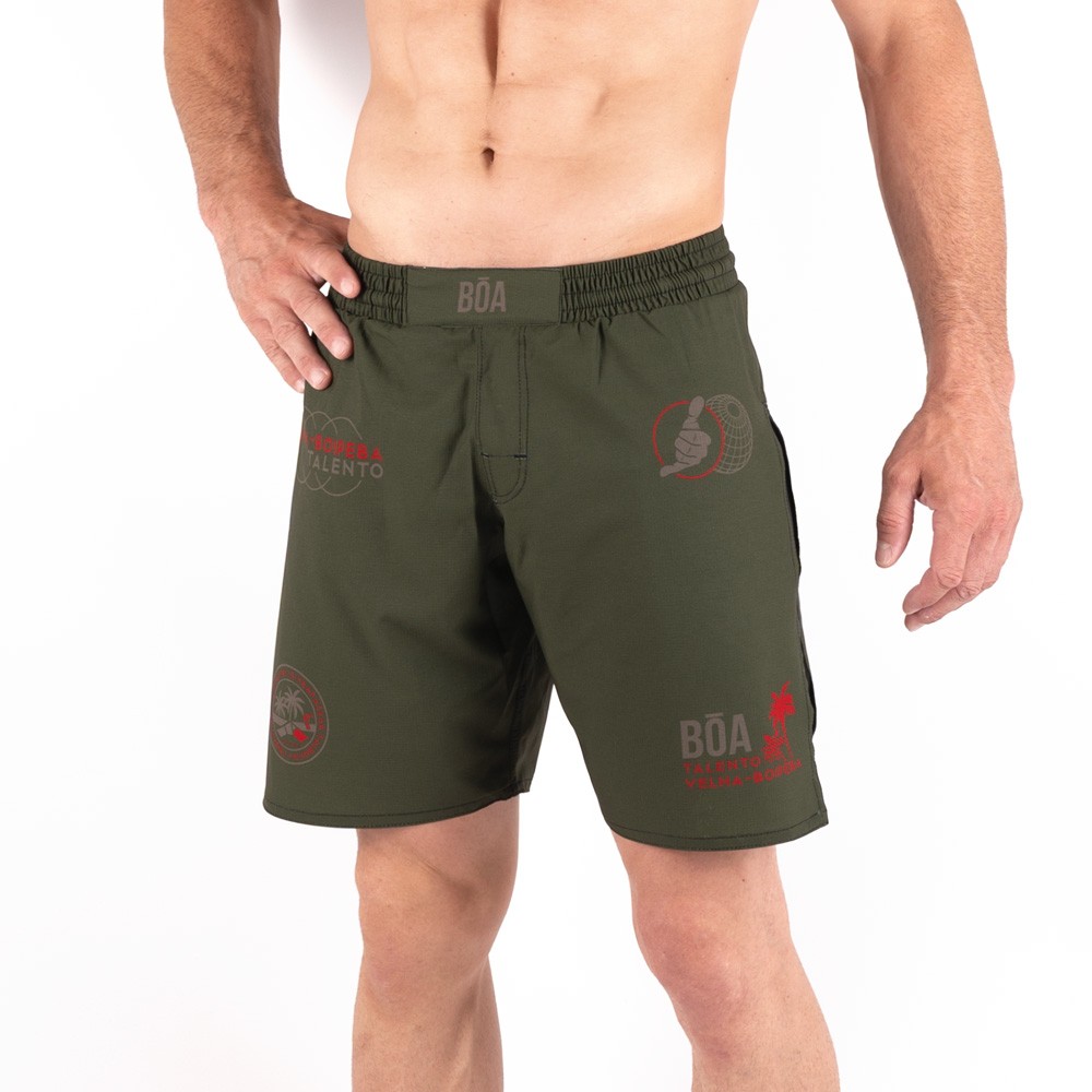 Shorts de combate con aberturas - Velha Boipeba Shorts de combate con aberturas - Velha Boipeba