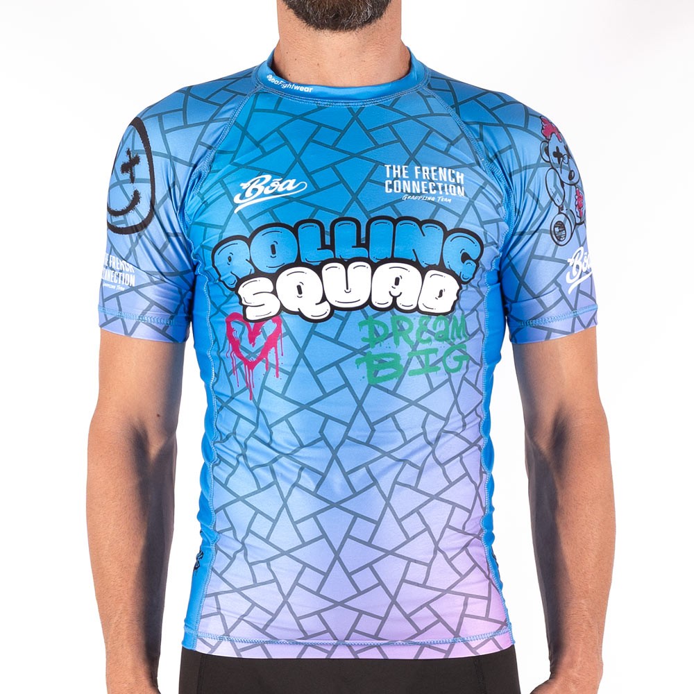 Rashguard Grappling Nogi Rolling Squad - French Connection