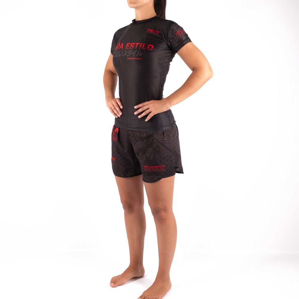 Pantalones cortos de Jiu-Jitsu de Grappling para mujer - Tokyo