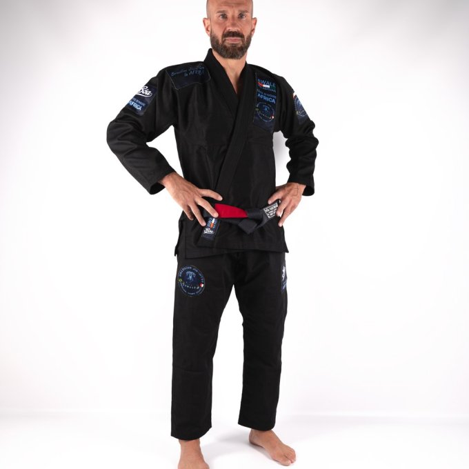 Uniforme de lucha de Jiu-Jitsu del Club Awalé BJJ Abiyán