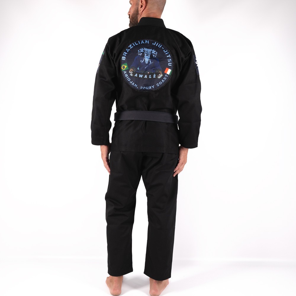 Uniforme de lucha de Jiu-Jitsu del Club Awalé BJJ Abiyán