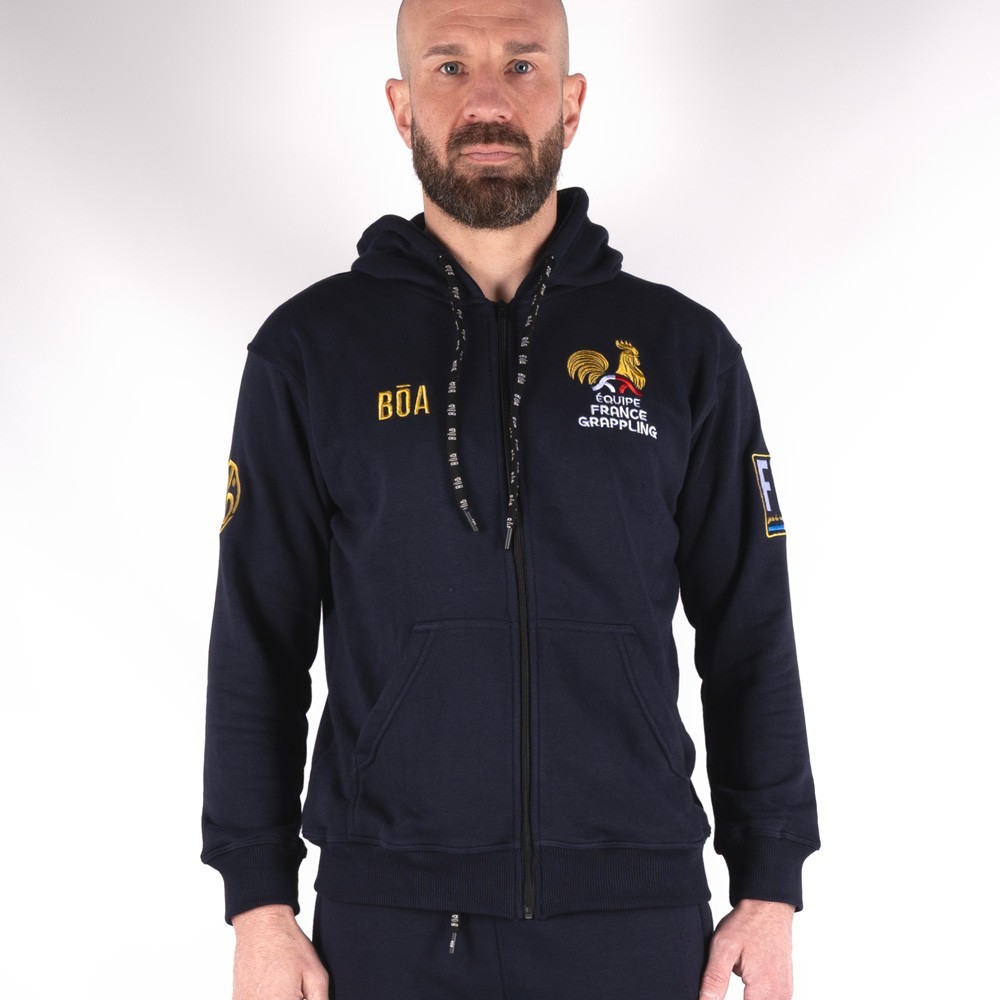 Sudadera Oficial con Capucha - Equipo Nacional de Grappling Francia
