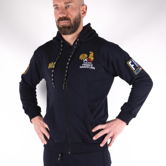 Sudadera Oficial con Capucha - Equipo Nacional de Grappling Francia