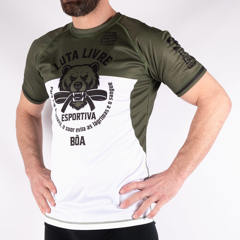 Camiseta Deportiva Transpirable Luta Livre - Raiz Esportiva