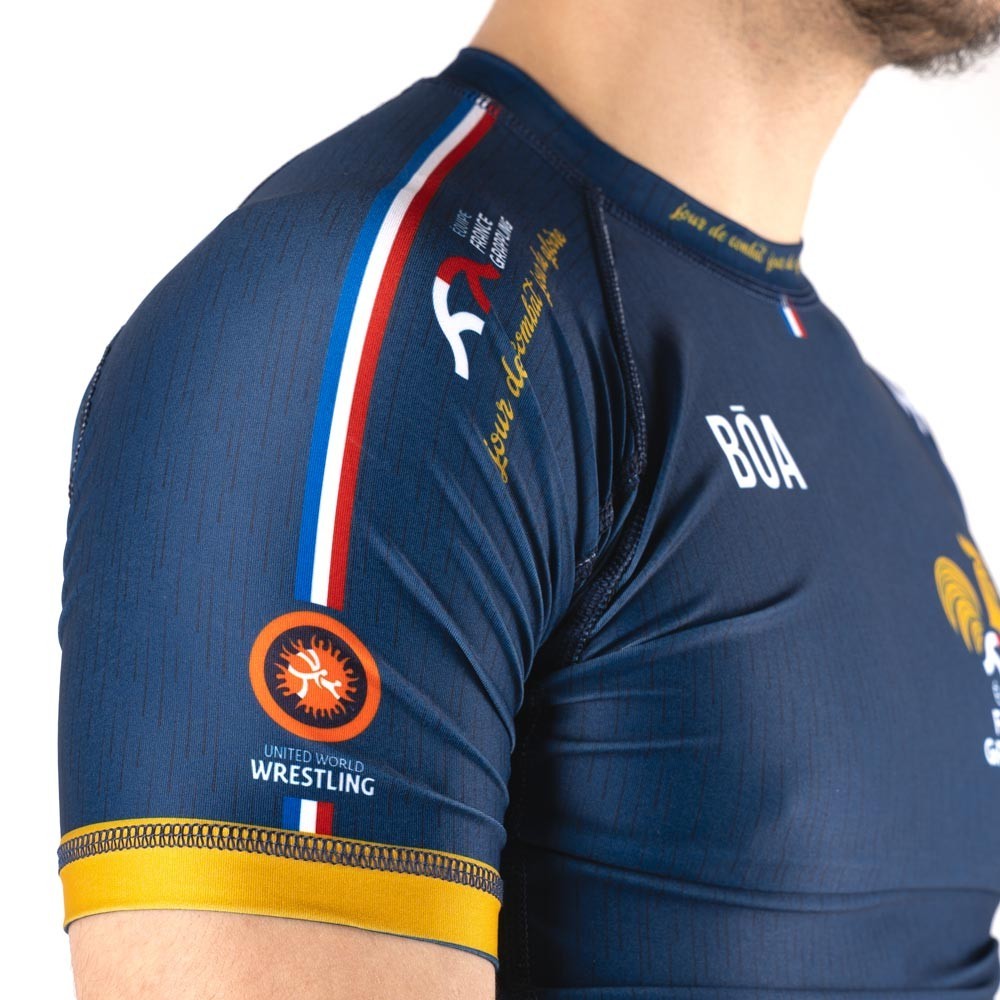 Offizieller Rashguard - Französische Nationalmannschaft Grappling