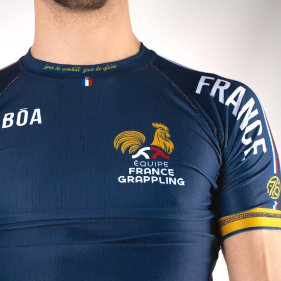 Rashguard Ufficiale - Squadra Nazionale di Grappling Francia