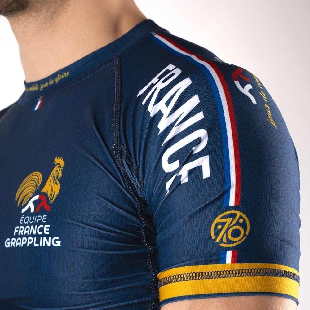 Rashguard Oficial - Seleção Francesa de Grappling