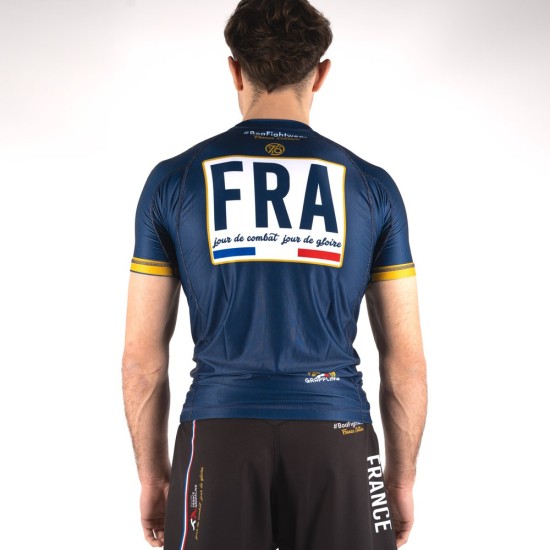 Offizieller Rashguard - Französische Nationalmannschaft Grappling
