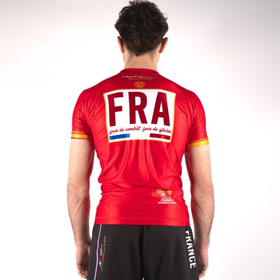 Rashguard Oficial - Equipo Nacional de Grappling Francia