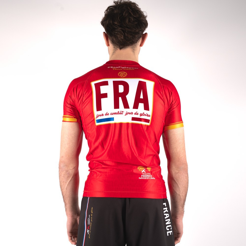 Rashguard Officiel - Sélection Nationale Grappling France