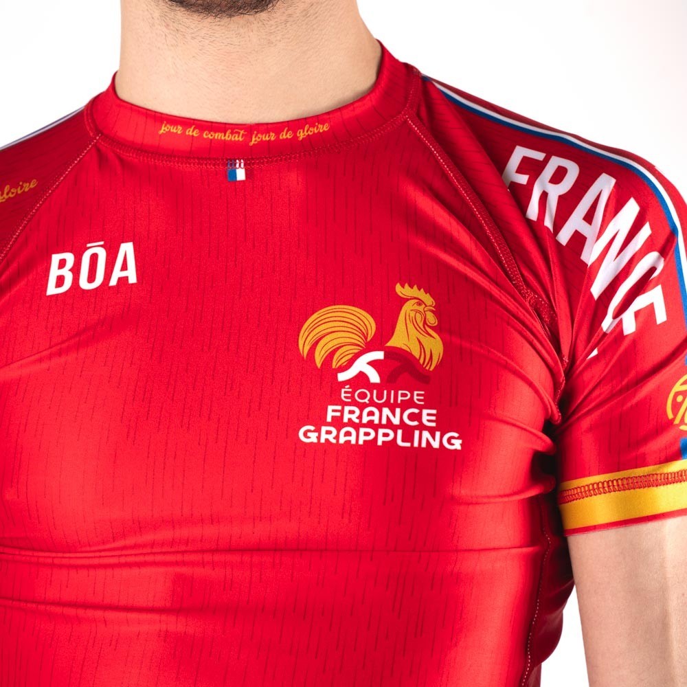 Rashguard Oficial - Equipo Nacional de Grappling Francia