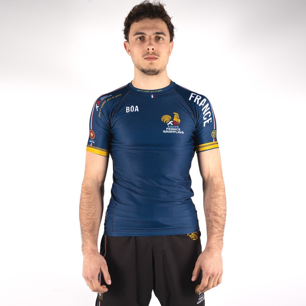 Rashguard Oficial - Equipo Nacional de Grappling Francia