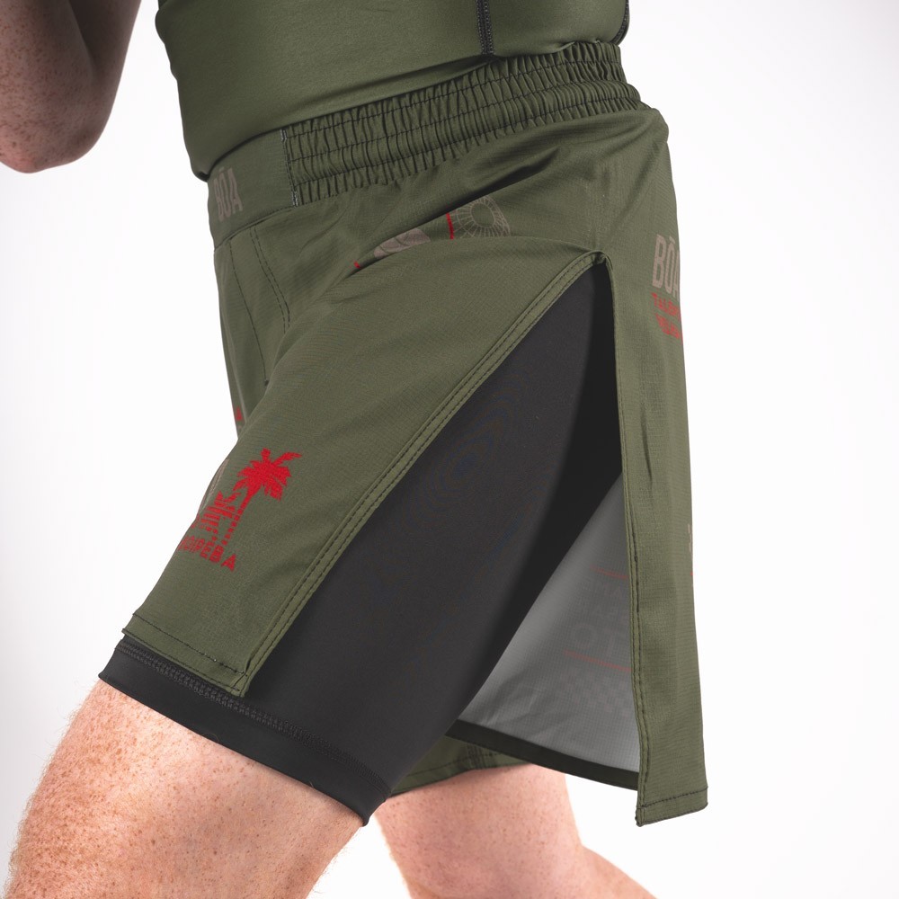 Kampfshorts mit geteilten Beinen - Velha Boipeba