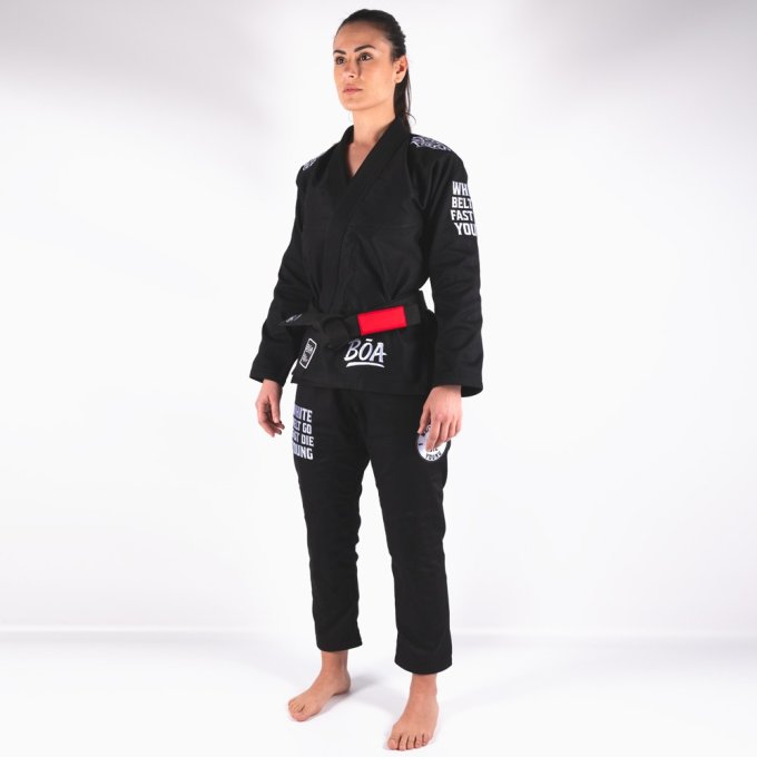 Kimono JJB Femme Roll RulesKimono JJB - Kimono Jiu-Jitsu Brésilien pour Entraînement et Compétition