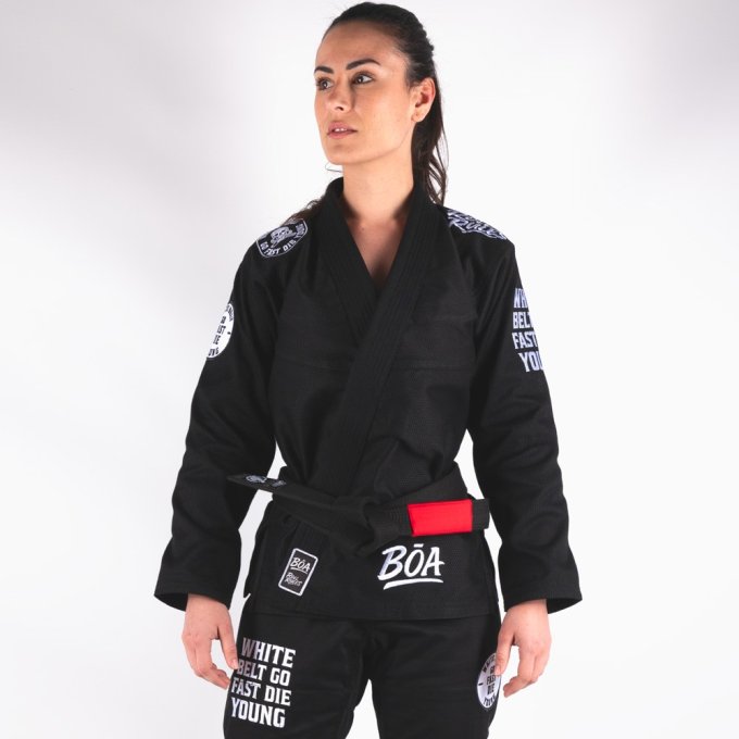 Kimono JJB Femme Roll RulesKimono JJB - Kimono Jiu-Jitsu Brésilien pour Entraînement et Compétition