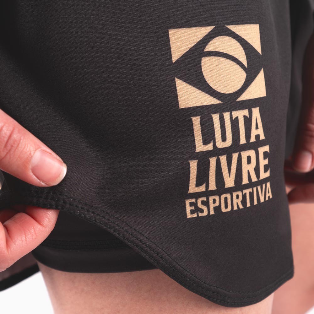 Short Femme Luta Livre No-Gi - Coleção Raiz Esportiva