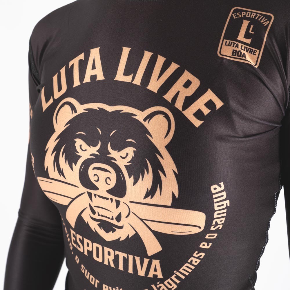 Damen Luta Livre No-Gi Rashguard - Coleção Raiz Esportiva