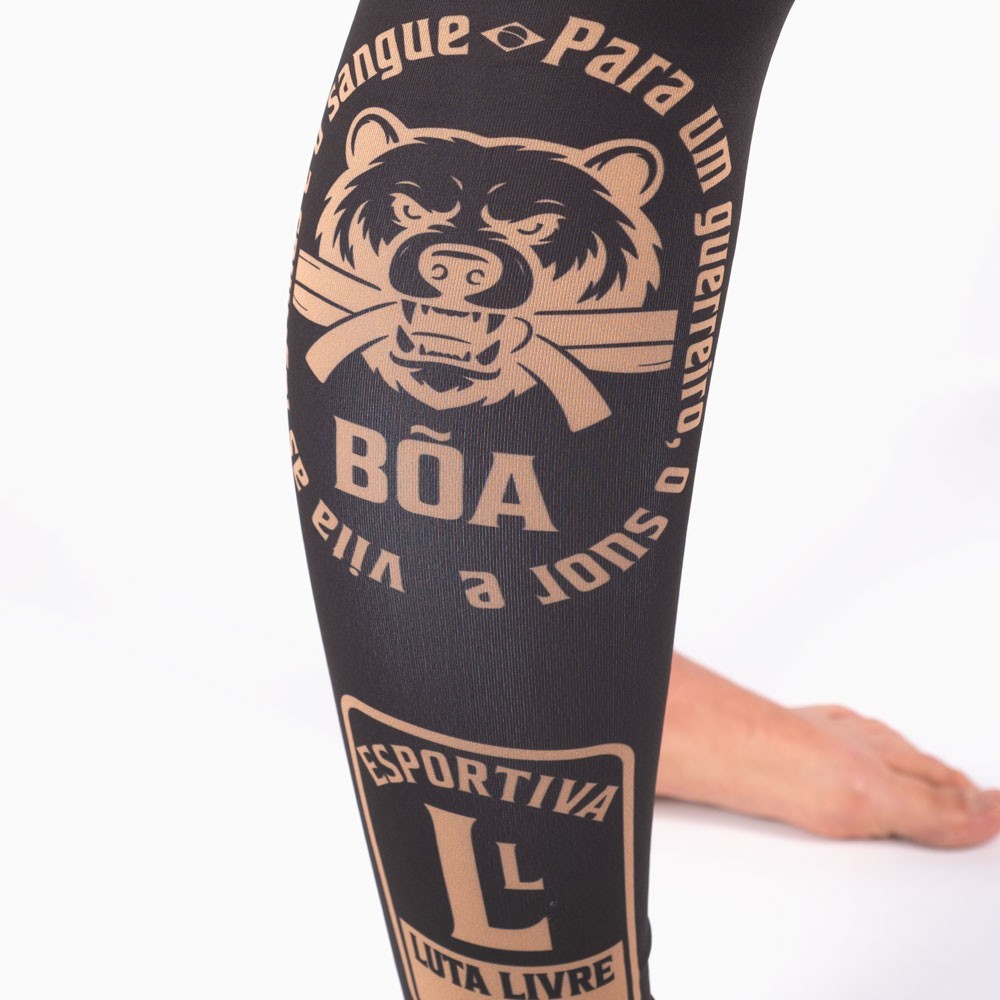 Legging Femme Luta Livre No-Gi - Coleção Raiz Esportiva