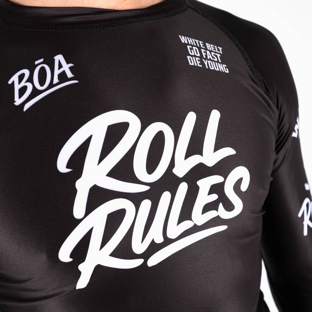 Rashguard Uomo No-Gi Roll Rules