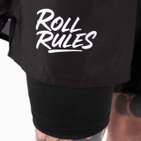 BJJ No-Gi Shorts Herren Roll Rules mit Kompression | BŌA