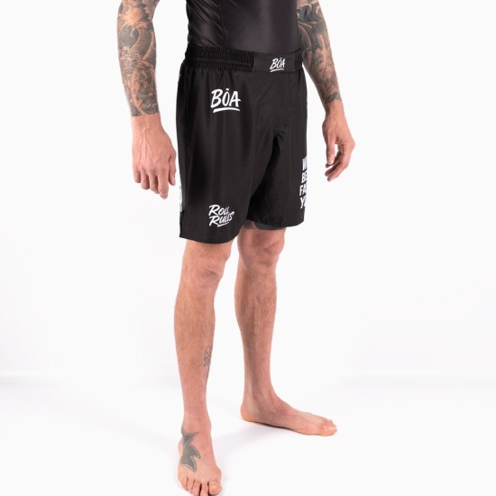 Short BJJ Hombre No-Gi Roll Rules con Compresión | BŌA