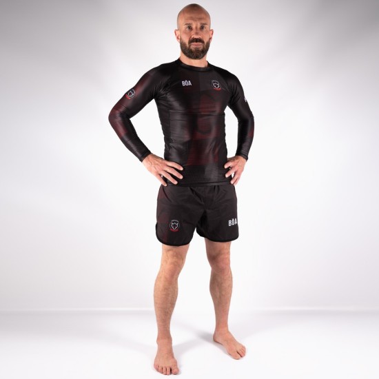 Rashguard da equipe NoGI Raposa em Sartrouville