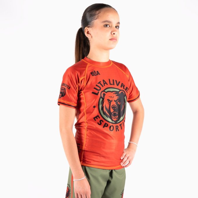 Rashguard Infantil Luta Livre No-Gi Raiz Esportiva