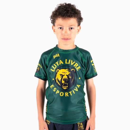 Kids Luta Livre No-Gi Rashguard Raiz Esportiva