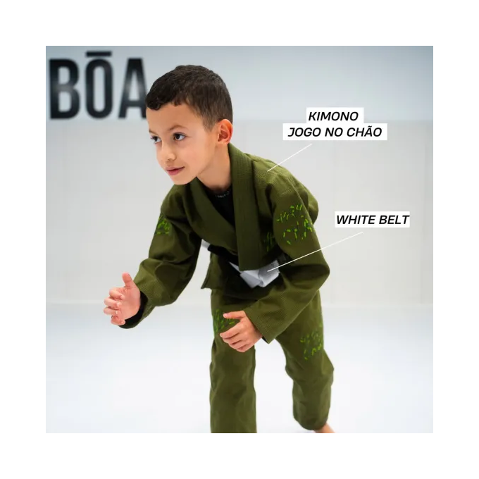 Pack Kimono BJJ Niño Pequeno Lutador | BŌA