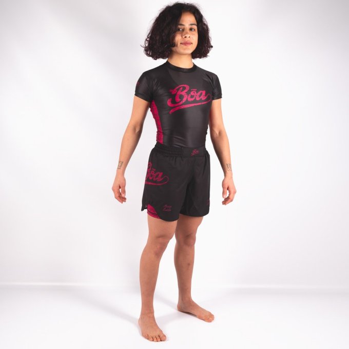 Pack BJJ No-Gi Femme Rashguard + Short Representa | BŌA