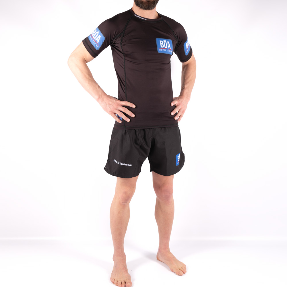 Tenue Grappling No-Gi personnalisée BŌA avec rashguard et short