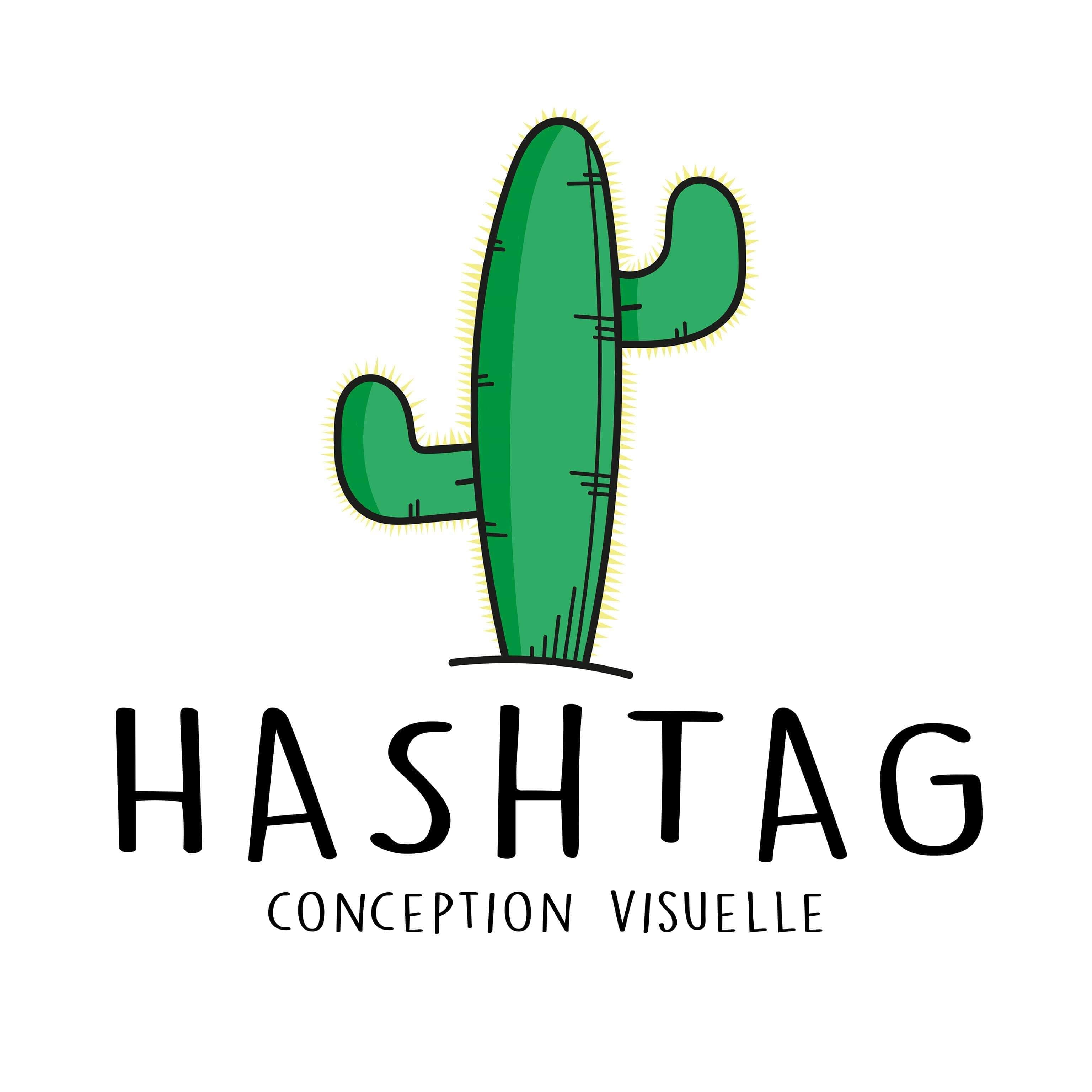 Hashtag conception visuelle